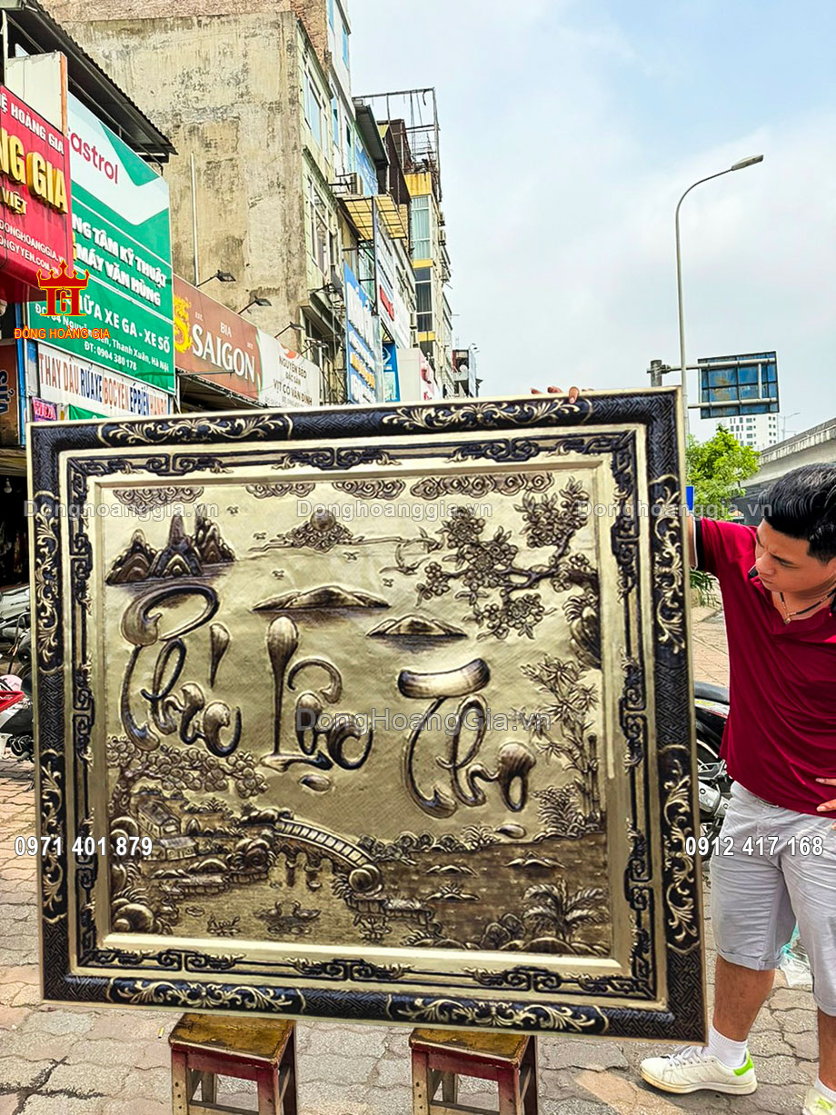 Đồng Hoàng Gia là địa chỉ chế tác tranh chữ phúc lộc thọ bằng đồng uy tín